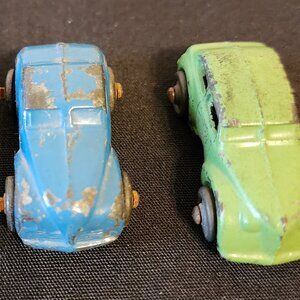 Vintage 3 Mini Metal Toy Cars Unbranded